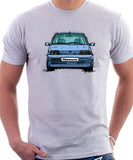 Fiat Cinquecento Sporting. T-shirt in White Colour