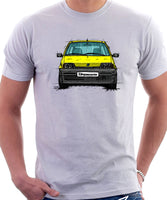 Fiat Cinquecento. T-shirt in White Colour