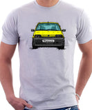 Fiat Cinquecento. T-shirt in White Colour