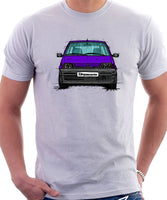 Fiat Cinquecento. T-shirt in White Colour