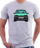 Fiat Cinquecento. T-shirt in White Colour