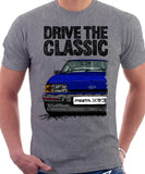 Drive The Classic Ford Fiesta Mk2 XR2. T-shirt in Heather Grey Colour