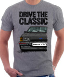 Drive The Classic Ford Fiesta Mk2 XR2. T-shirt in Heather Grey Colour