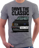 Drive The Classic Ford Fiesta Mk2 XR2. T-shirt in Heather Grey Colour