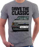 Drive The Classic Ford Fiesta Mk2 XR2. T-shirt in Heather Grey Colour