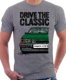 Drive The Classic Ford Fiesta Mk2 XR2 Spotlights . T-shirt in Heather Grey Colour