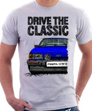 Drive The Classic Ford Fiesta Mk2 XR2 Spotlights . T-shirt in White Colour