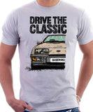 Drive The Classic Ford Sierra MK1 Ghia. T-shirt in White Colour