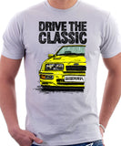 Drive The Classic Ford Sierra MK1 RS. T-shirt in White Colour