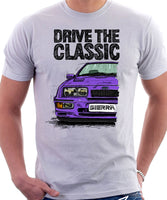 Drive The Classic Ford Sierra MK1 RS. T-shirt in White Colour