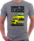 Drive The Classic Ford Sierra MK1 RS 500. T-shirt in Heather Grey Colour