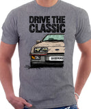 Drive The Classic Ford Sierra MK1 XR4i. T-shirt in Heather Grey Colour