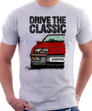 Drive The Classic Ford Sierra MK1 XR4i. T-shirt in White Colour