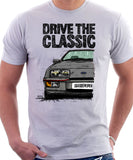 Drive The Classic Ford Sierra MK1 XR4i. T-shirt in White Colour