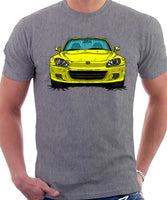 Honda S2000 AP1. T-shirt in Heather Grey Color.