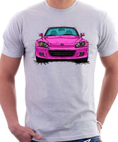 Honda S2000 AP1. T-shirt in White Color.