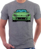 Honda S2000 AP2. T-shirt in Heather Grey Color.