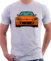 Honda S2000 AP2. T-shirt in White Color.