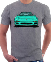 Mazda RX7 FD Early Model. T-shirt in Heather Grey Color