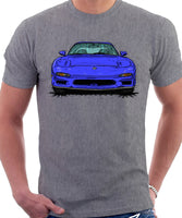 Mazda RX7 FD Early Model. T-shirt in Heather Grey Color