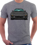 Mazda RX7 FD Early Model. T-shirt in Heather Grey Color