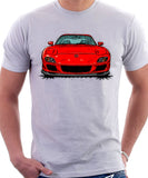 Mazda RX7 FD Late Model. T-shirt in White Color