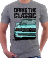 Drive The Classic Mercedes R129. T-shirt in Heather Grey Colour