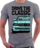 Drive The Classic Mercedes R129. T-shirt in Heather Grey Colour