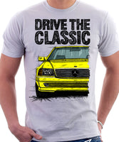 Drive The Classic Mercedes R129. T-shirt in White Colour