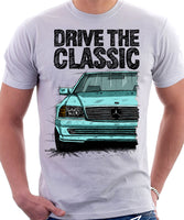 Drive The Classic Mercedes R129. T-shirt in White Colour