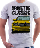 Drive The Classic Mercedes R129. T-shirt in White Colour