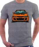 Mitsubishi Lancer Evolution 1&2. T-shirt in Heather Grey Colour