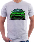 Mitsubishi Lancer Evolution 1&2. T-shirt in White Colour