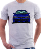 Mitsubishi Lancer Evolution 3. T-shirt in White Colour