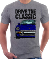 Drive The Classic Datsun 280ZX Series 1. T-shirt in Heather Grey Colour