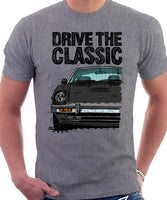 Drive The Classic Datsun 280ZX Series 1. T-shirt in Heather Grey Colour