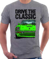 Drive The Classic Datsun 280ZX Series 2. T-shirt in Heather Grey Colour