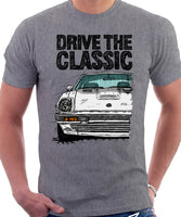 Drive The Classic Datsun 280ZX Series 2. T-shirt in Heather Grey Colour