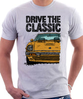 Drive The Classic Datsun 280ZX Series 2. T-shirt in White Colour