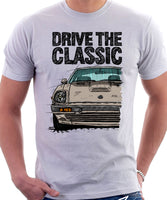 Drive The Classic Datsun 280ZX Series 2. T-shirt in White Colour