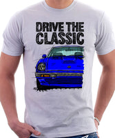 Drive The Classic Datsun 280ZX Series 2. T-shirt in White Colour