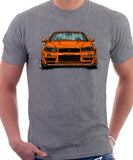 Nissan Skyline R34. T-shirt in Heather Grey Colour