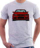 Nissan Skyline R34. T-shirt in White Colour