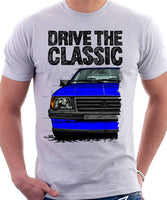 Drive The Classic Opel Corsa A Early Model. T-shirt in White Colour