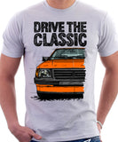 Drive The Classic Opel Corsa A Early Model. T-shirt in White Colour