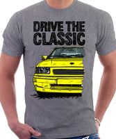 Drive The Classic Opel Corsa A GSI. T-shirt in Heather Grey Colour