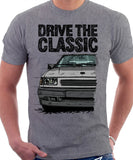 Drive The Classic Opel Corsa A Late Model. T-shirt in Heather Grey Colour