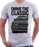 Drive The Classic Opel Corsa A Late Model. T-shirt in White Colour