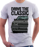 Drive The Classic Opel Corsa A Late Model. T-shirt in White Colour