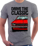 Drive The Classic Opel Kadett C Early Model. T-shirt in Heather Grey Colour